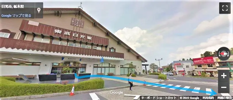 「東武日光」駅のバス停から中禅寺湖へのアクセス